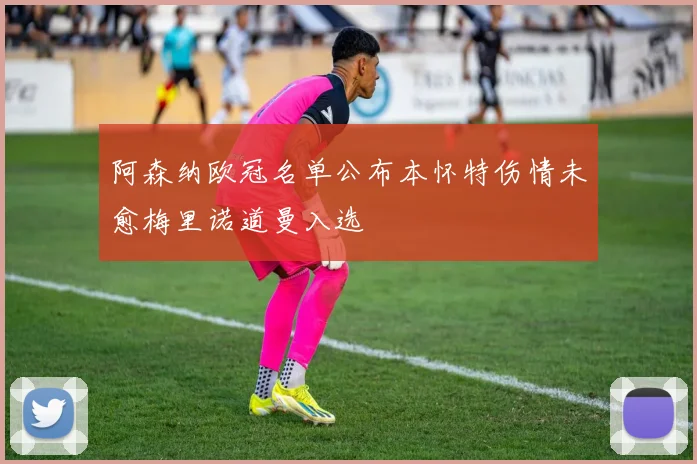 阿森纳欧冠名单公布本怀特伤情未愈梅里诺道曼入选