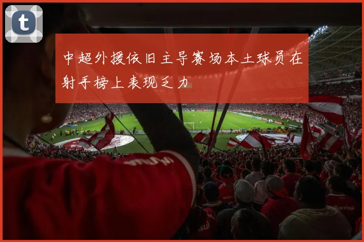中超外援依旧主导赛场本土球员在射手榜上表现乏力
